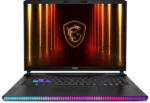 Ноутбук MSI Raider 16 HX AI A2XWHG-814XRU/16"/IPS/Intel Core Ultra 7 255HX/32Gb/1Tb SSD/NVIDIA GeForce RTX5070Ti 12Gb/DOS/черный/2.7kg 13