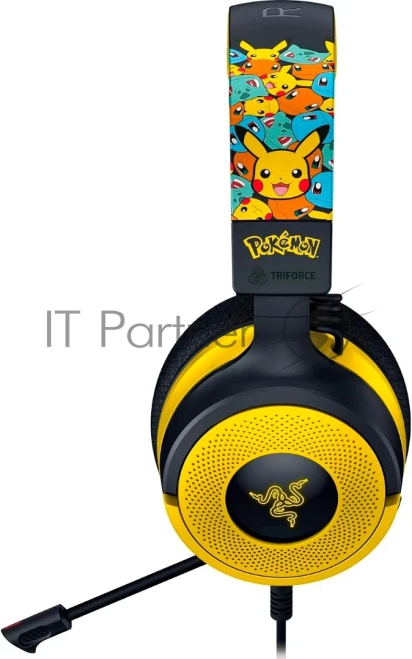 Гарнитура Razer Kraken V4 X Pokemon Kanto Starters Edition мультицвет, проводная, подсветка 1