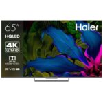 Телевизор Haier 65" DH1VWQD06RU серый QLED 4K UHD 144Hz Smart TV Android 3GB/32GB