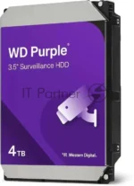 Жесткий диск Western Digital 4TB 5400 Purple Pro Surveillance, Cache 128MB 1