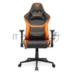 Кресло Cougar Armor One V2 чёрный, экокожа, 120 кг, регулируемые подлокотники, механизм качания 1