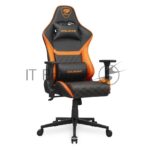 Кресло Cougar Armor One V2 чёрный, экокожа, 120 кг, регулируемые подлокотники, механизм качания 2