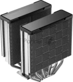 Кулер для процессора DEEPCOOL AG620 G2 LGA1954/1851/1700/AM5/AM4 (9шт/кор, TDP 270W, PWM, DUAL Black Fan 120mm, 6 тепл. трубок, черный) RET 4