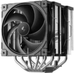 Кулер для процессора DEEPCOOL AG620 G2 LGA1954/1851/1700/AM5/AM4 (9шт/кор, TDP 270W, PWM, DUAL Black Fan 120mm, 6 тепл. трубок, черный) RET 8