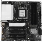 Материнская плата MSI PRO B850M-P, AM5, AMD B850, 4xDDR5, 4xSATA, 3xM.2, 1xPCIe 5.0 x16, 3xPCIe 3.0 x16, 1xHDMI, 1xDP, 1x5Gb LAN, 1xUSB-C 10Gbps, 1xUSB-A 10Gbps, 2xUSB-A 5Gbps, 4xUSB-A 2.0, 3x3.5 мм, 7.1, чёрный, mATX 7