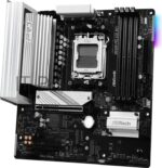 Материнская плата ASRock B650M Pro X3D WiFi, AM5, AMD B650, 4xDDR5, 4xSATA, 3xM.2, 1xPCIe 5.0 x16, 1xPCIe 4.0 x4, 1xHDMI, 1xDP, 1x2.5Gb LAN, Wi-Fi 6E, Bluetooth 5.2, 1xUSB-C 10Gbps, 1xUSB-A 10Gbps, 2xUSB-A 5Gbps, 4xUSB-A 2.0, 3x3.5 мм, 7.1, mATX 3