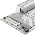 Материнская плата Gigabyte B850 AORUS ELITE WIFI7 ICE rev. 1.1, AM5, AMD B850, 4xDDR5, 4xSATA, 3xM.2, 1xPCIe 5.0 x16, 2xPCIe 3.0 x16, 1xDP, 1x2.5Gb LAN, Wi-Fi 7, Bluetooth 5.4, 1xUSB-C 10Gbps, 2xUSB-A 10Gbps, 5xUSB-A 5Gbps, 4xUSB-A 2.0, 3x3.5 мм + S/PDIF оптический, 7.1, ATX 3