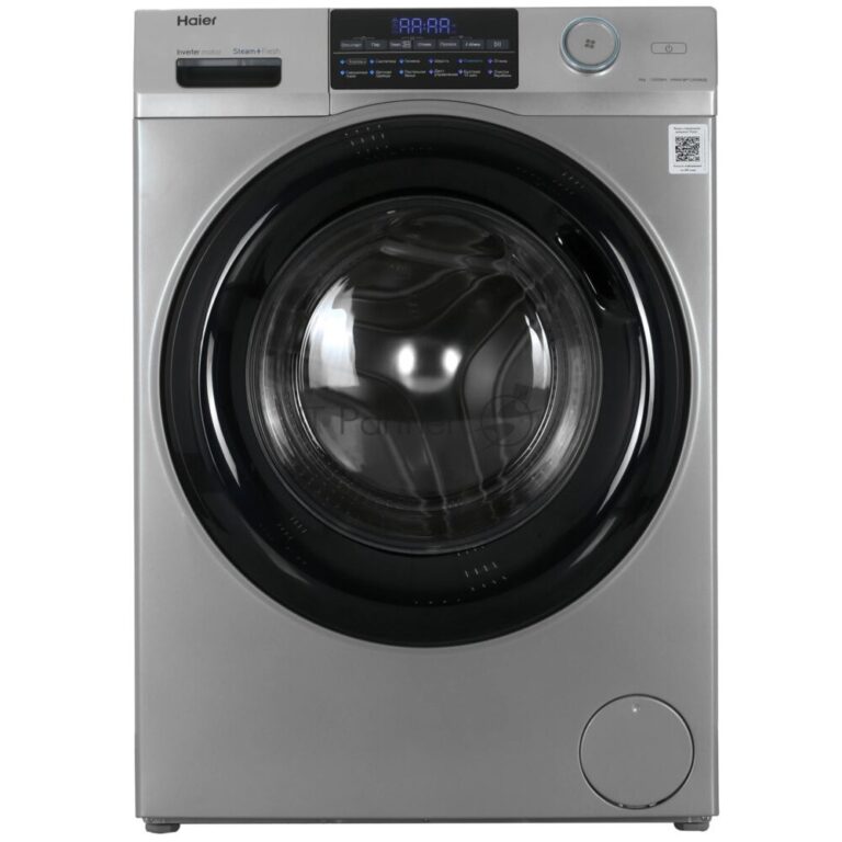 Стиральная машина Haier HW60-BP12959ASE серебристый, загрузка фронтальная 6 кг, 1200 об/мин., класс: A+++ 1