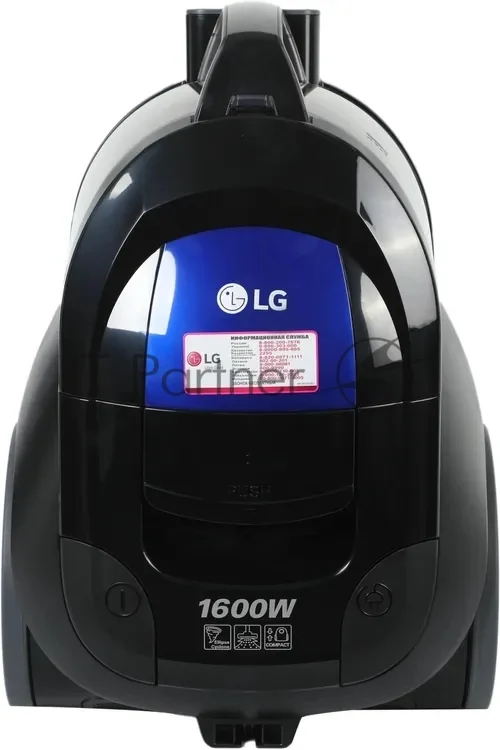 Пылесос LG VK69662N синий, 350/1600 Вт, уборка сухая, пылесборник контейнер 1.2 л 1