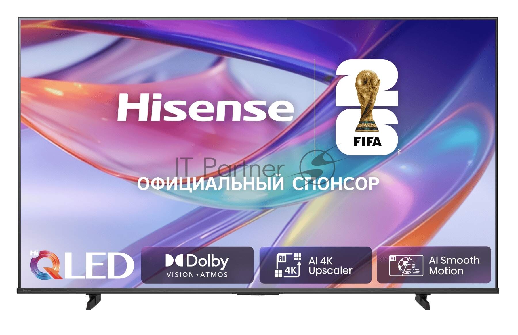 Телевизор Hisense 50" 50E7S черный QLED/DLED 4K UHD 60Hz Smart TV 1.5GB/8GB 1