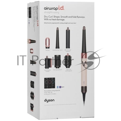 Мультистайлер Dyson Airwrap ID HS08 Ceramic Pink (Straight+Wavy) керамический розовый/розовое золото, 1300 Вт, ионизация 1