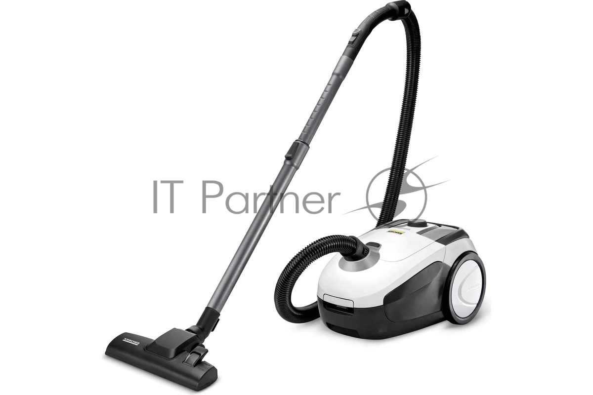 Пылесос Karcher VC 2 белый/черный, 400/700 Вт, уборка сухая, пылесборник мешок 2.8 л 1