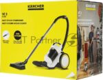 Пылесос Karcher VC 3 Floor белый/черный, 600/700 Вт, уборка сухая, пылесборник контейнер 0.9 л 4