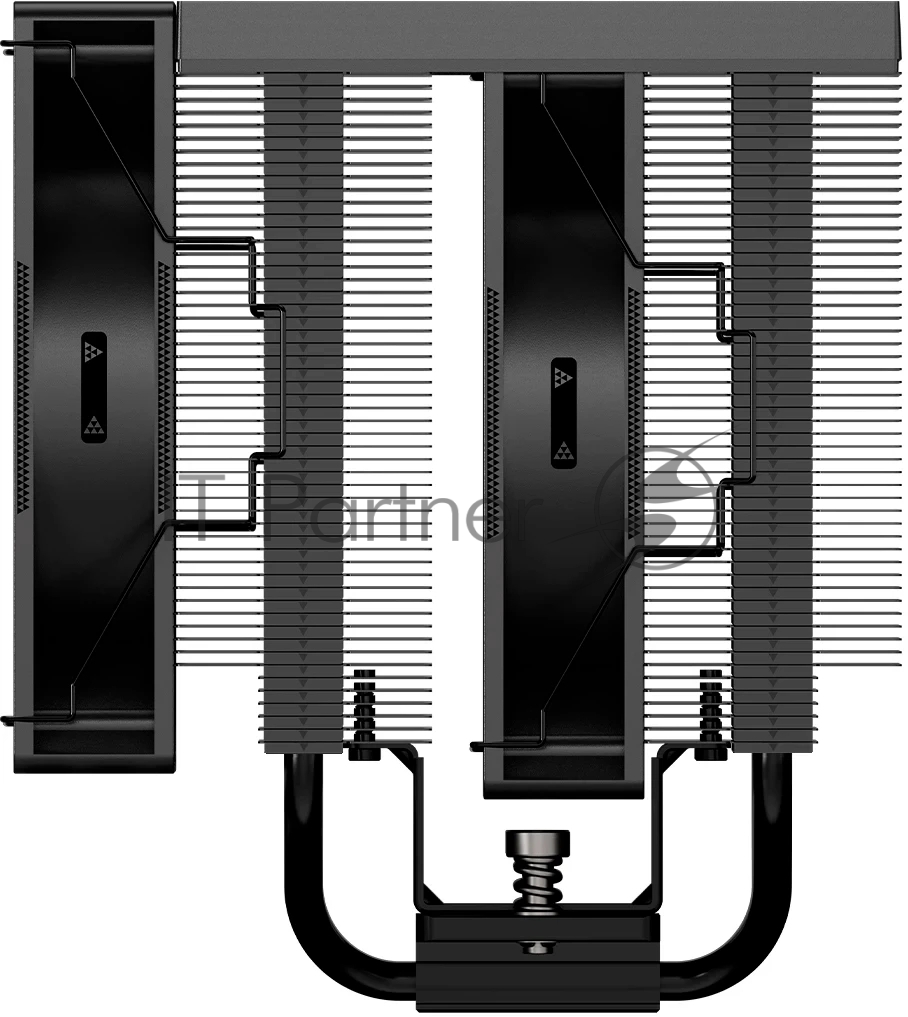 Кулер для процессора PCCooler RT720 TC ARGB BK (270W, 4-pin PWM, 157.5mm, Al/Cu, 7x6mm, ARGB, 2x120mm, 73.32CFM, 34.9dBA, 2200RPM, S: 1851/1700/1200/115X, AM5/AM4, black)
