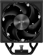 Кулер для процессора PCCooler RZ700D BK (270W, 4-pin PWM, 159.5mm, Al/Cu, 7x6mm, 2x120mm, 79.8CFM, 35.9dBA, 2400RPM, S: 1851/1700/1200/115X, AM5/AM4, black) 3