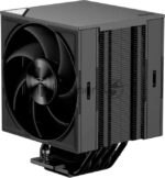 Кулер для процессора PCCooler RZ700D BK (270W, 4-pin PWM, 159.5mm, Al/Cu, 7x6mm, 2x120mm, 79.8CFM, 35.9dBA, 2400RPM, S: 1851/1700/1200/115X, AM5/AM4, black) 5