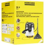 Пылесос моющий Karcher SE 4 Plus *EU белый, 400/1000 Вт, уборка влажная/сухая, пылесборник контейнер/мешок 4 л 4