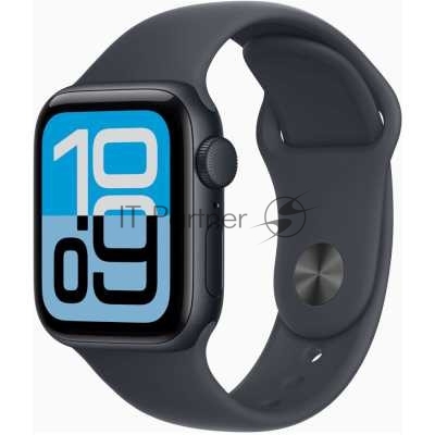 Умные часы Apple Watch SE 3 2025 A3324, 1.57" OLED, Wi-Fi, Bluetooth 5.3, защита от воды, черный
