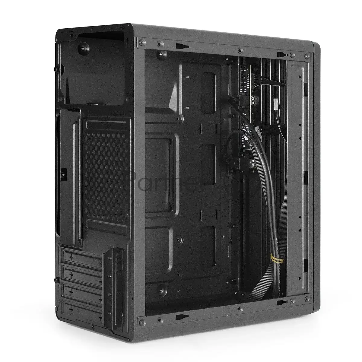 Корпус ExeGate BAA-503U2-AAA400, Mini-Tower, чёрный, 1 x 80/90 мм, БП 400 Вт