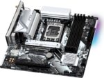 Материнская плата ASRock B760M Pro RS WiFi, LGA 1700, Intel B760, 4xDDR5, 4xSATA, 3xM.2, 1xPCIe 5.0 x16, 1xPCIe 3.0 x16, 1xHDMI, 1xDP, 1x2.5Gb LAN, Wi-Fi 6E, Bluetooth 5.3, 1xUSB-C 5Gbps, 3xUSB-A 5Gbps, 2xUSB-A 2.0, 3x3.5 мм, 7.1, mATX 4
