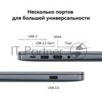 Ноутбук Huawei MateBook D16 MCLG-X/16"/IPS/Intel Core i5 13420H/16384Mb/1000Gb SSD/Intel UHD Graphics/DOS/серый/1.68kg 5