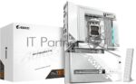 Материнская плата Gigabyte X870 AORUS STEALTH ICE, AM5, AMD X870, 4xDDR5, 2xSATA, 4xM.2, 1xPCIe 5.0 x16, 1xPCIe 4.0 x16, 1xHDMI, 1x5Gb LAN, Wi-Fi 7, Bluetooth 5.4, 2xUSB-C 40Gbps (USB4), 1xUSB-C 10Gbps, 4xUSB-A 10Gbps, 4xUSB-A 5Gbps, 4xUSB-A 2.0, 3x3.5 мм + S/PDIF оптический, 7.1, ATX 1