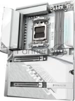 Материнская плата Gigabyte X870 AORUS STEALTH ICE, AM5, AMD X870, 4xDDR5, 2xSATA, 4xM.2, 1xPCIe 5.0 x16, 1xPCIe 4.0 x16, 1xHDMI, 1x5Gb LAN, Wi-Fi 7, Bluetooth 5.4, 2xUSB-C 40Gbps (USB4), 1xUSB-C 10Gbps, 4xUSB-A 10Gbps, 4xUSB-A 5Gbps, 4xUSB-A 2.0, 3x3.5 мм + S/PDIF оптический, 7.1, ATX 4
