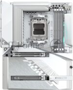 Материнская плата Gigabyte X870 AORUS STEALTH ICE, AM5, AMD X870, 4xDDR5, 2xSATA, 4xM.2, 1xPCIe 5.0 x16, 1xPCIe 4.0 x16, 1xHDMI, 1x5Gb LAN, Wi-Fi 7, Bluetooth 5.4, 2xUSB-C 40Gbps (USB4), 1xUSB-C 10Gbps, 4xUSB-A 10Gbps, 4xUSB-A 5Gbps, 4xUSB-A 2.0, 3x3.5 мм + S/PDIF оптический, 7.1, ATX 7