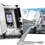 Материнская плата MSI MPG B860I EDGE TI WIFI, LGA 1851, Intel B860, 2xDDR5 (до 128 ГБ), 2xSATA, 2xM.2 (1xPCIe 5.0, 1xPCIe 4.0/SATA), 1xPCIe 5.0 x16, 1xHDMI, 1x5Gb LAN, Wi-Fi 7, Bluetooth 5.4, 1xUSB-C 40Gbps (Thunderbolt 4), 1xUSB-C 10Gbps, 1xUSB-A 10Gbps, 4xUSB-A 5Gbps, 2xUSB-A 2.0, 3x3.5 мм + S/PDIF оптический, 7.1, белый/серебристый, Mini-ITX