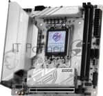 Материнская плата MSI MPG B860I EDGE TI WIFI, LGA 1851, Intel B860, 2xDDR5 (до 128 ГБ), 2xSATA, 2xM.2 (1xPCIe 5.0, 1xPCIe 4.0/SATA), 1xPCIe 5.0 x16, 1xHDMI, 1x5Gb LAN, Wi-Fi 7, Bluetooth 5.4, 1xUSB-C 40Gbps (Thunderbolt 4), 1xUSB-C 10Gbps, 1xUSB-A 10Gbps, 4xUSB-A 5Gbps, 2xUSB-A 2.0, 3x3.5 мм + S/PDIF оптический, 7.1, белый/серебристый, Mini-ITX 4