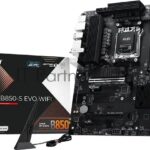 Материнская плата MSI PRO B850-S EVO WIFI, AM5, AMD B850, 4xDDR5 (до 256 ГБ), 4xSATA, 3xM.2 (1xPCIe 5.0, 2xPCIe 4.0), 1xPCIe 5.0 x16, 1xPCIe 4.0 x16, 1xHDMI, 1xDP, 1x5Gb LAN, Wi-Fi 7, Bluetooth 5.4, 1xUSB-C 10Gbps, 2xUSB-A 10Gbps, 2xUSB-A 5Gbps, 4xUSB-A 2.0, 3x3.5 мм, 7.1, чёрный, ATX