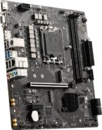 Материнская плата MSI PRO H610M-G OEM LGA 1700, Intel H610, 2xDDR5, 4xSATA, 1xM.2 (PCIe 3.0 x4), 1xPCIe 4.0 x16, 2xPCIe x1, 1xVGA, 1xHDMI, 1xDP, 1x1Gb LAN, 4xUSB-A 5Gbps, 2xUSB-A 2.0, 1xPS/2, 3x3.5 мм, 7.1, чёрный, mATX 5