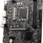 Материнская плата MSI PRO H610M-G OEM LGA 1700, Intel H610, 2xDDR5, 4xSATA, 1xM.2 (PCIe 3.0 x4), 1xPCIe 4.0 x16, 2xPCIe x1, 1xVGA, 1xHDMI, 1xDP, 1x1Gb LAN, 4xUSB-A 5Gbps, 2xUSB-A 2.0, 1xPS/2, 3x3.5 мм, 7.1, чёрный, mATX