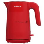 Электрочайник Bosch TWK2M164 красный, 1.7 л, 2400 Вт, скрытый нагревательный элемент 10