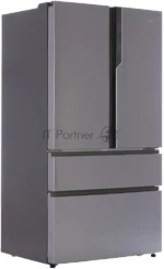 Холодильник Haier HB25FSSAAARU нержавеющая сталь трехкамерный 426/229л морозилка снизу, No Frost, Side by Side 1