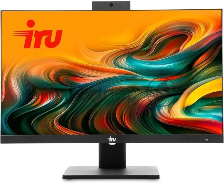 Моноблок IRU Tactio 23IP 23.8" Full HD i3 14100 (3.5) 16Gb SSD480Gb UHDG 730 Windows 11 Pro 64 WiFi BT 120W Cam черный 1920x1080 (RUS) 1