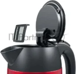 Электрочайник Bosch TWK3P424 красный, 1.7 л, 2400 Вт, скрытый нагревательный элемент 4