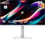 Монитор MSI 27" Pro MAX 271PHW E14 белый IPS LED 1ms 16:9 HDMI M/M матовая HAS Piv 1500:1 300cd 178гр/178гр 1920x1080 144Hz DP FHD USB 5.85кг 2