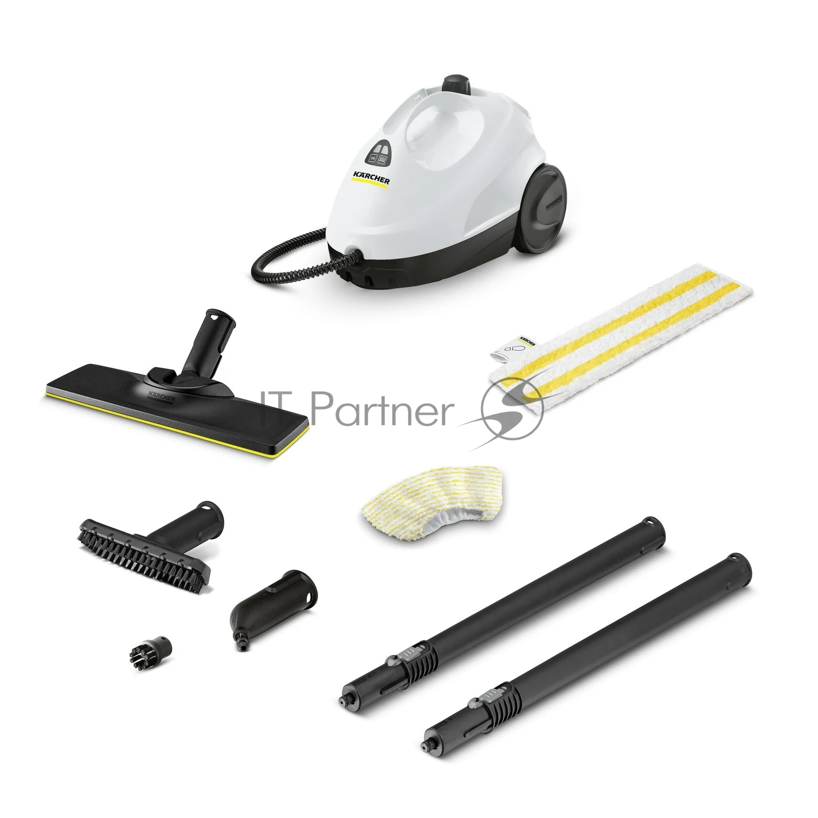 Пароочиститель Karcher EasyFix SC 2 белый, напольный, 1500 Вт, 40 г/мин, 1000 мл 1