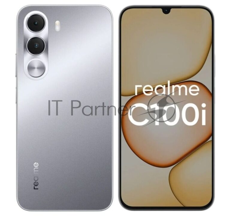 Смартфон Realme C100i 4/64Gb серебристый 1