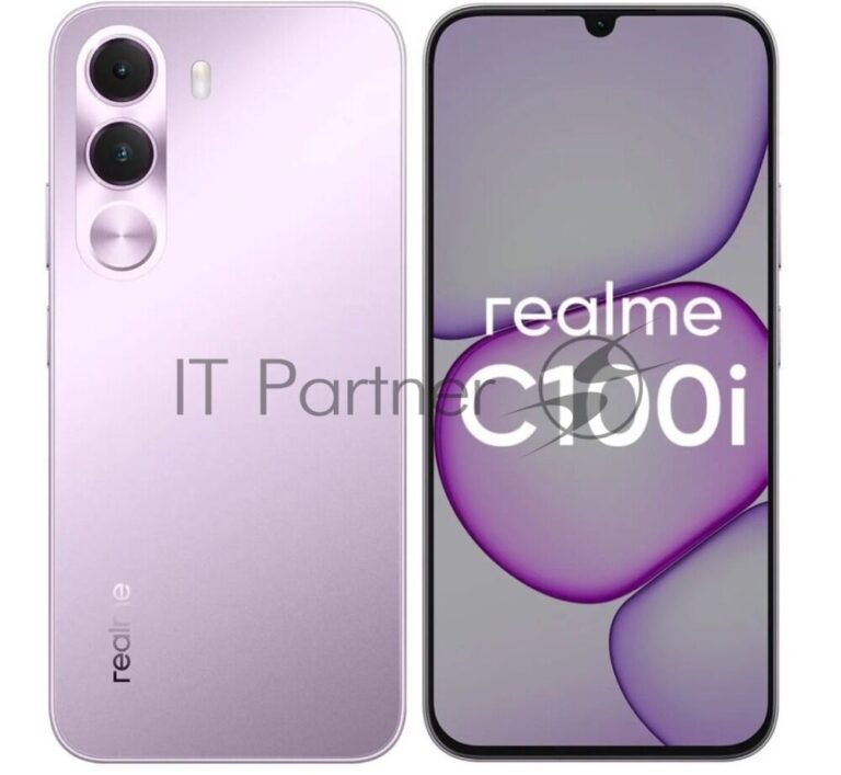 Смартфон Realme C100i 4/64Gb фиолетовый 1