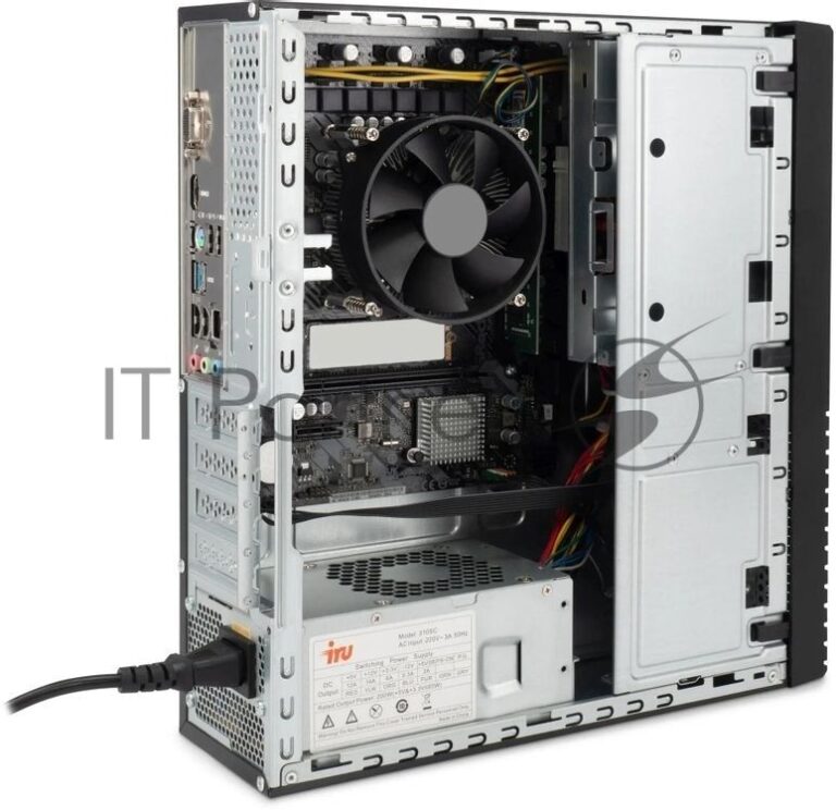 ПК IRU Planio 310H6SFC SFF i3 13100F (3.4) 16Gb SSD512Gb GT610 2Gb Windows 11 Pro GbitEth 350W черный (2153487) 1