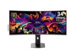 Монитор MSI 34" MPG 341CQR QD-OLED X36 1800R, 21:9, QD-OLED, UWQHD, 0,03ms, 300cd, 360Hz, HDMI, DP, USB, USB-C, HAS 1
