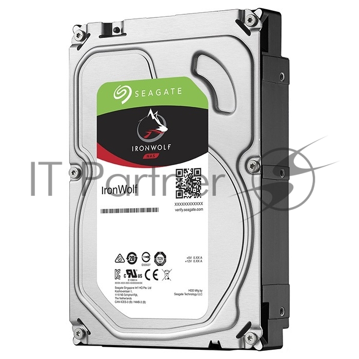 Жесткий диск HDD 16Tb 7200rpm SATA Seagate IronWolf 3.5" 6Gb/s 64Mb для NAS