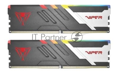 Оперативная память Patriot Viper Venom, DDR5, 32Gb (2x16Gb), 6000MHz, CL30, DIMM, с радиаторами, RGb, черный