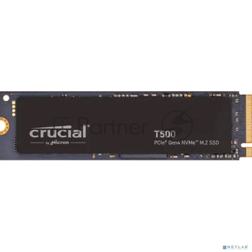 Накопитель SSD Crucial T500, 500Gb, M.2 2280, PCIe 4.0 x4, NVMe, R/W 7200/5700 1