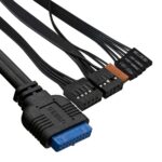 Компьютерный корпус Minitower ExeGate BAA-109U2-UNS400 (mATX, БП UNS400 с вент. 12см, 2*USB+2*USB 3.0, аудио, черный) 8