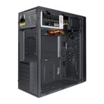 Компьютерный корпус Miditower ExeGate AA-440-UNS350 (ATX, БП UNS350 с вент. 12см, 2хUSB, аудио, черный) 5