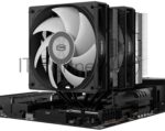 Кулер для процессора/CPU Cooler PCCooler RT620 ARGB BK (250W, 4-pin PWM, 157мм, Al/Cu, 6x6мм, 2x120мм, 73.32CFM, 34.9dBA, 2200RPM, S: 1851/1700/1200/115X, AM5/AM4, черный) 9