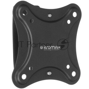 Кронштейн для телевизора Kromax CORBEL-1 черный 10"-32" макс.25кг настенный поворот и наклон 1